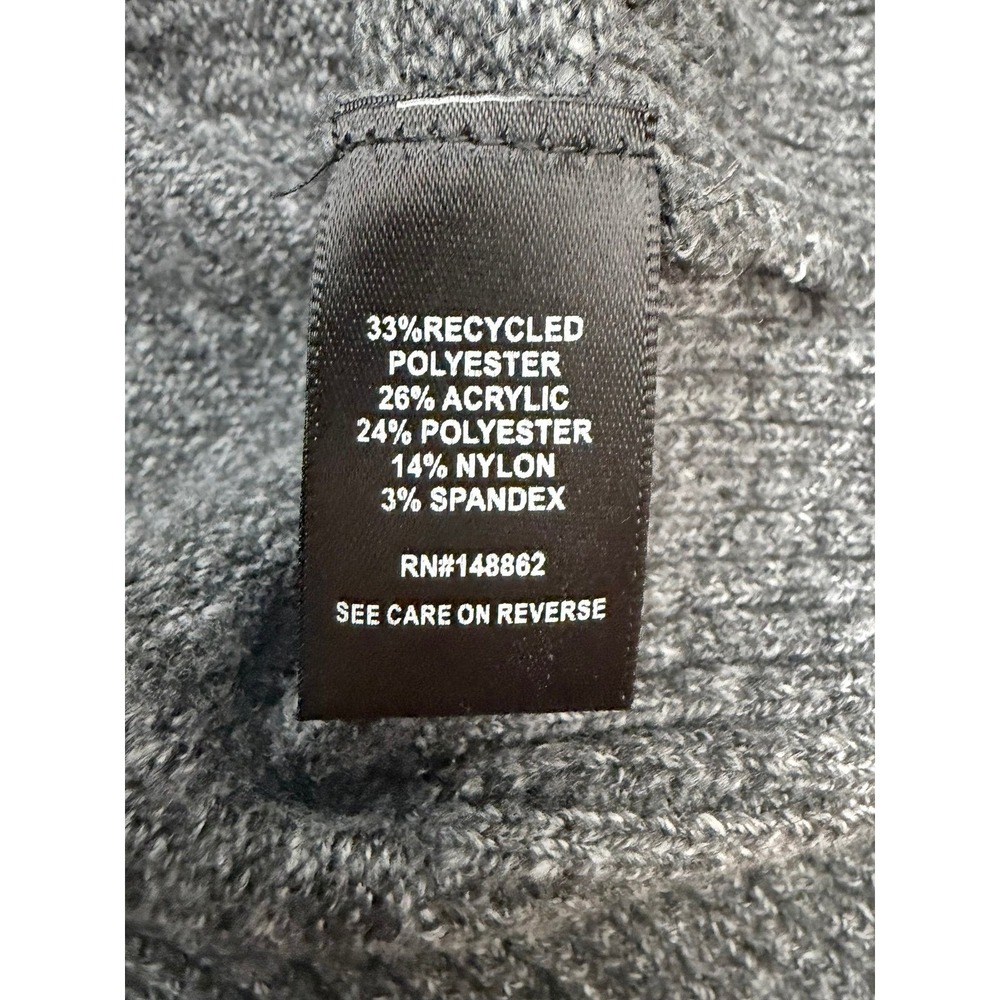 Torrid‎ Studded Shoulder Long Cardigan Gray Button Front NWT Size 0 Cozy Sweater - Picture 7 of 10